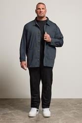 BadRhino Big & Tall Navy Blue Overshirt | BadRhino 2