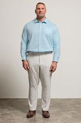 BadRhino Big & Tall Light Blue Stretch Long Sleeve Shirt | BadRhino 2