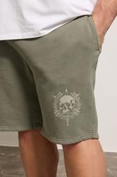 BadRhino Big & Tall Black Japanese Printed Jogger Shorts | BadRhino 4