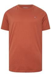 BadRhino Big & Tall Clay Orange Extra Long Core T-Shirt