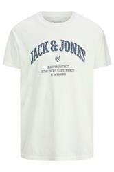 JACK & JONES Big & Tall Cloud White Graphic T-Shirt