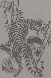BadRhino Big & Tall Grey Tiger Graphic T-Shirt | BadRhino 7