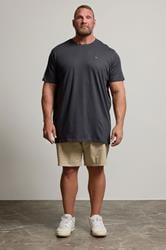 BadRhino Big & Tall Ebony Grey Extra Long Core T-Shirt | BadRhino 2
