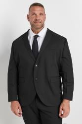 JACK & JONES Big & Tall Black 'Franco' Suit | BadRhino 2