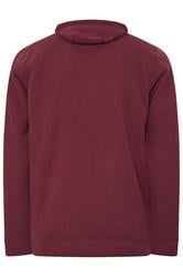 BadRhino Big & Tall Burgundy Borg Lined Fleece | BadRhino 8