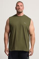 IronRhino Big & Tall Olive Green 'Rest Day' Vest | BadRhino 3