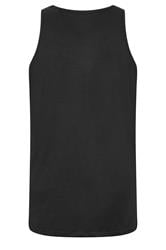 BadRhino Big & Tall 5 Pack Black Extra Long Plain Vest Top | BadRhino 7
