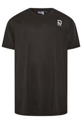 D555 Big & Tall Black Lightweight Active T-Shirt