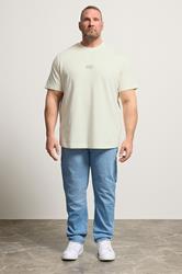 JACK & JONES Big & Tall 2 Pack Navy Blue & Off-White Graphic | BadRhino 4