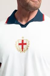 BadRhino Big & Tall White England Football Polo Shirt | BadRhino 5