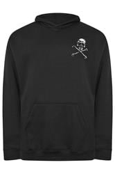 BadRhino Big & Tall Black Skull Graphic Hoodie | BadRhino 6