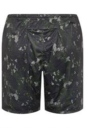 D555 Big & Tall Black Camo Shorts | BadRhino 4