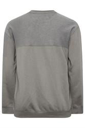 FIRETRAP Big & Tall Grey Olsen Sweatshirt | BadRhino 2