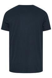 BadRhino Big & Tall Navy Blue Relaxed T-Shirt | BadRhino 2