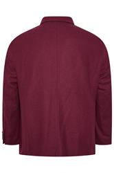 BadRhino Tailoring Big & Tall Burgundy Red Tweed Suit Jacket 2