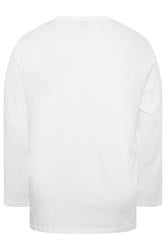 LYLE & SCOTT Big & Tall White Long Sleeve T-Shirt | BadRhino 4