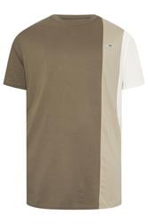 BadRhino Big & Tall Brown Extra Long Cut & Sew T-Shirt