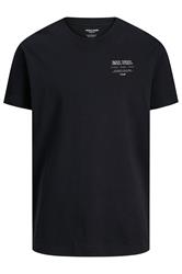 JACK & JONES Big & Tall Black Studio Graphic T-Shirt | BadRhino 4