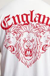 BadRhino Big & Tall White England T-Shirt | BadRhino 5