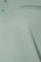 BadRhino Big & Tall Green Textured Polo Shirt | BadRhino 8