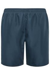 BadRhino Big & Tall Navy Blue Plain Swim Shorts | BadRhino 6