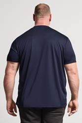 BadRhino Big & Tall Navy Blue Active T-Shirt | BadRhino 3