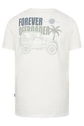 BadRhino White Extra Long 'Forever Off-Roader' Tee | BadRhino 7