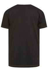 KAM Big & Tall Black California Print T-Shirt | BadRhino 4