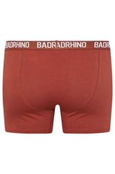 BadRhino 5 PACK Navy Blue/Grey/Green/Burnt Red/Black Boxers | BadRhino 6