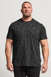 BadRhino Big & Tall Black Slub T-Shirt | BadRhino 1