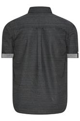 BadRhino Big & Tall Black Short Sleeve Slub Shirt | BadRhino 3
