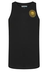 BadRhino Black Extra Long Chasing Sun Muscle Vest | BadRhino 6