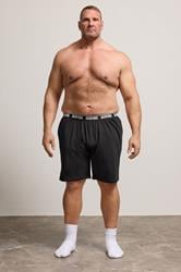BadRhino Big & Tall Black Lounge Shorts | BadRhino 2