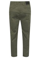 KAM Big & Tall Khaki Green Chino Trousers | BadRhino 4