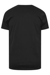 BadRhino Big & Tall Black Script Graphic Print T-Shirt | BadRhino 6