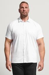 BadRhino Big & Tall White Short Sleeve Shirt | BadRhino 1
