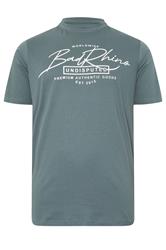 BadRhino Big & Tall Blue Script Graphic Print T-Shirt | BadRhino 6