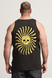 BadRhino Big & Tall Black 'Chasing The Sun'  Vest | BadRhino 4