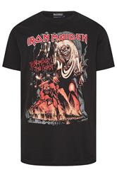 BadRhino Big & Tall Black & Red Iron Maiden Graphic T-Shirt