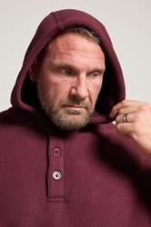 BadRhino Big & Tall Burgundy Borg Lined Fleece | BadRhino 4