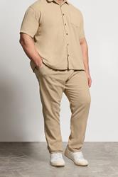 BadRhino Big & Tall Natural Brown Corduroy Trousers | BadRhino 3