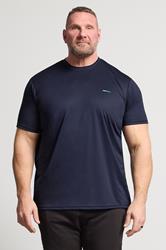 BadRhino Big & Tall Navy Blue Active T-Shirt | BadRhino 1