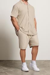 BadRhino Big & Tall Stone Brown Jersey Shorts | BadRhino 3
