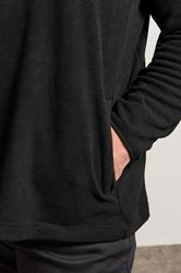 BadRhino Big & Tall Black Quarter Zip Quilted Fleece Jacket | BadRhino 4