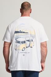 BadRhino Big & Tall White Extra Long Volkswagen Graphic T-Shirt | BadRhino 2