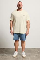 JACK & JONES Big & Tall Antique White Back Graphic Tee | BadRhino 1