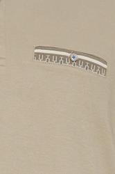 D555 Big & Tall Stone Brown Interlock Jacquard Polo Shirt | BadRhino 5