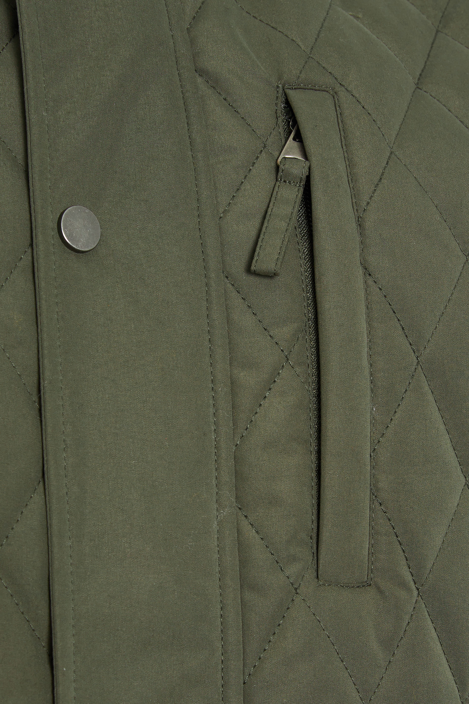 BadRhino Big & Tall Khaki Green Diamond Quilted Gilet | BadRhino 9