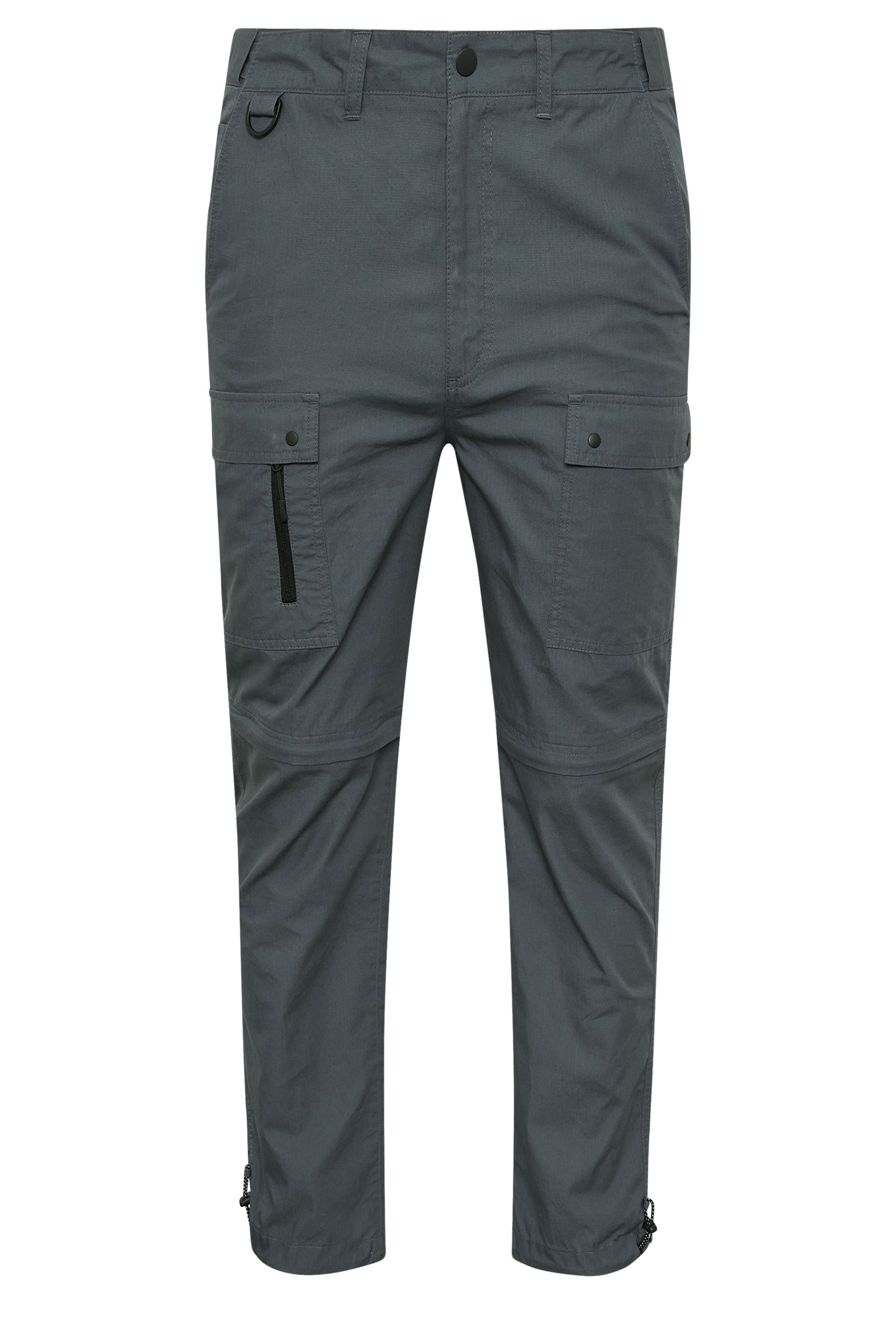 BadRhino Big & Tall Slate Grey 2 in 1 Trekking Trousers | BadRhino 7