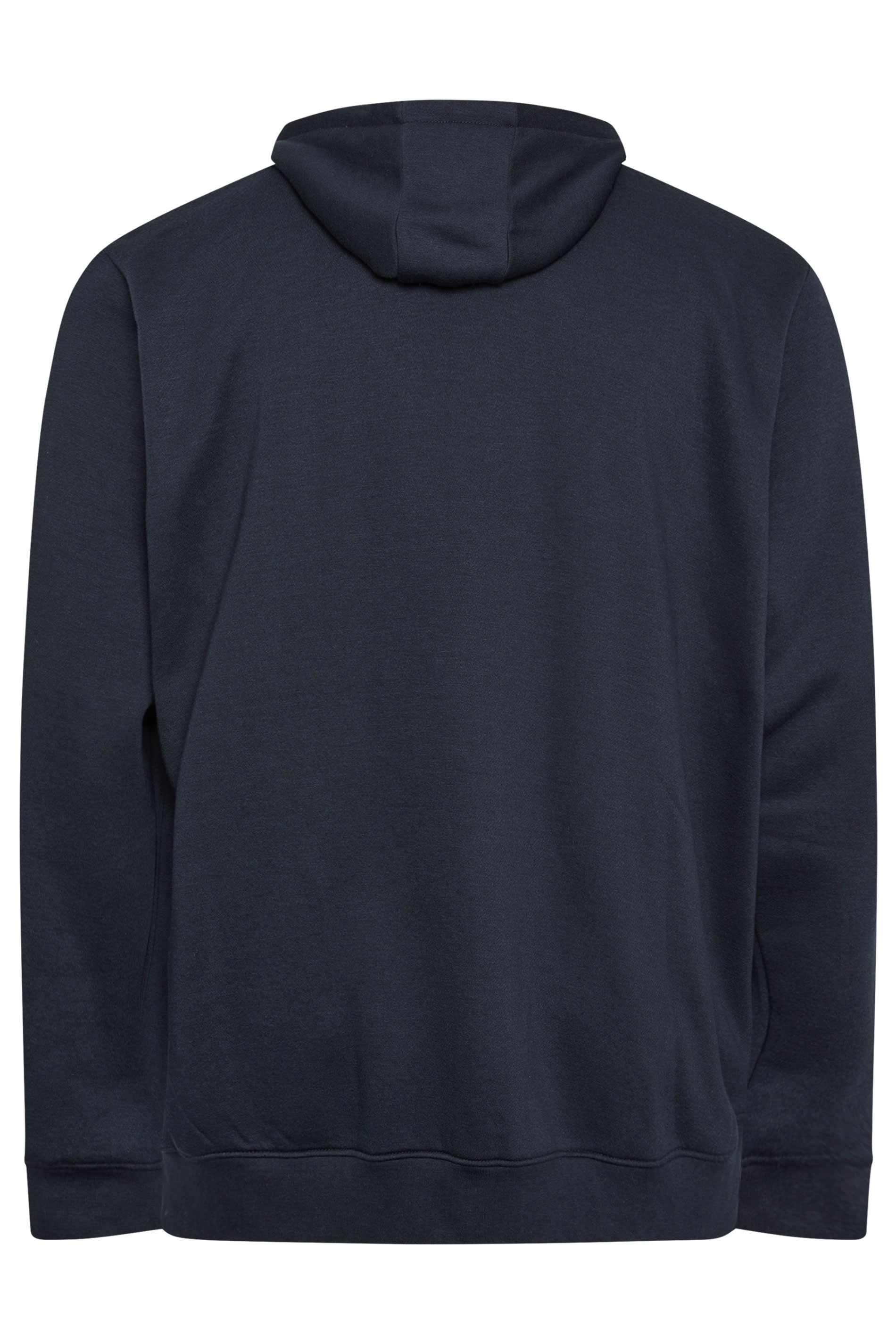 BadRhino Navy Blue Essential Zip Through Hoodie | BadRhino 7